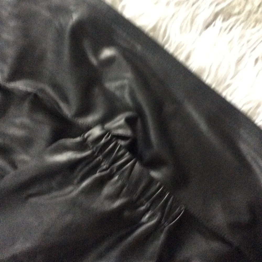 NWOT BlankNYC Black Faux Leather Joggers